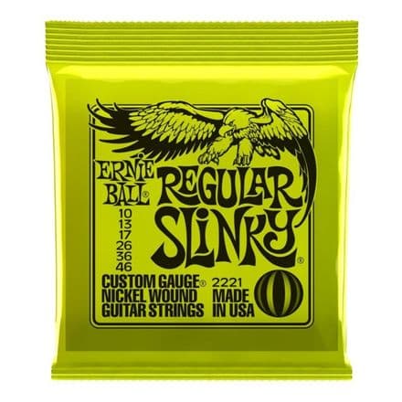 Ernie Ball Regular Slinky 10-46 Nickel Electric Guitar Strings
