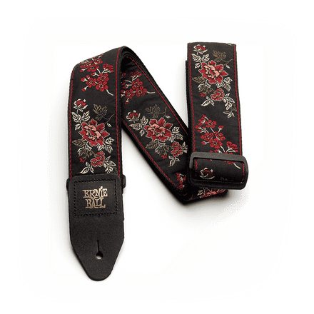 Ernie Ball STRAP CLASSIC JACQUARD RED ROSE