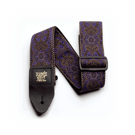 Ernie Ball STRAP JACQUARD PURPLE PAISLEY