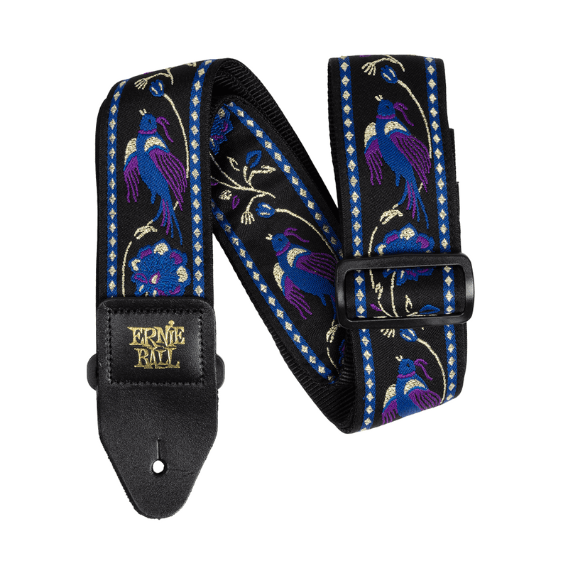 Ernie Ball STRAP JACQUARD PURPLE PLEASANT PHEASANT