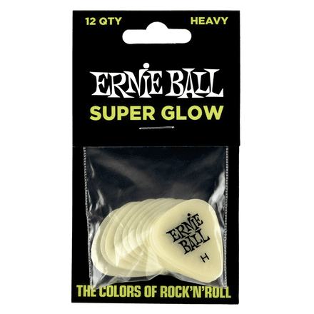 Ernie Ball SUPER GLOW PICK X 12