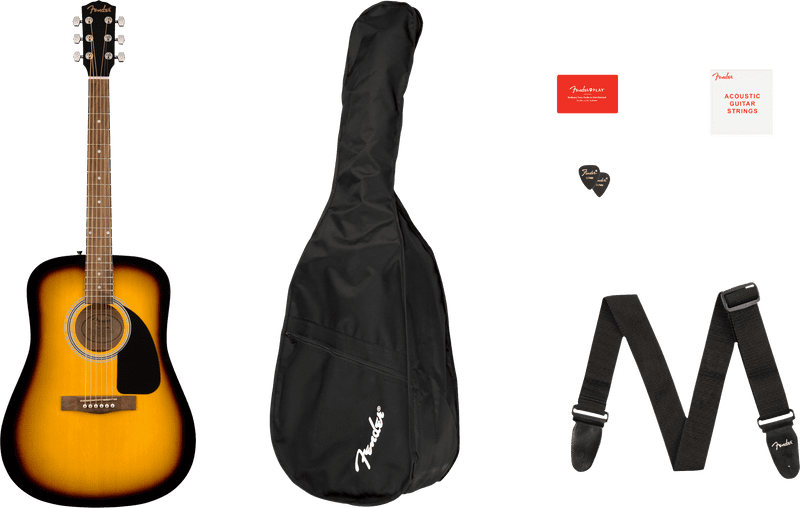 Fender FA-115 Dreadnought Pack - SunBurst