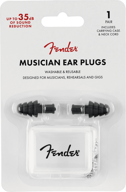 Fender Musician Series Black Ear Plugs