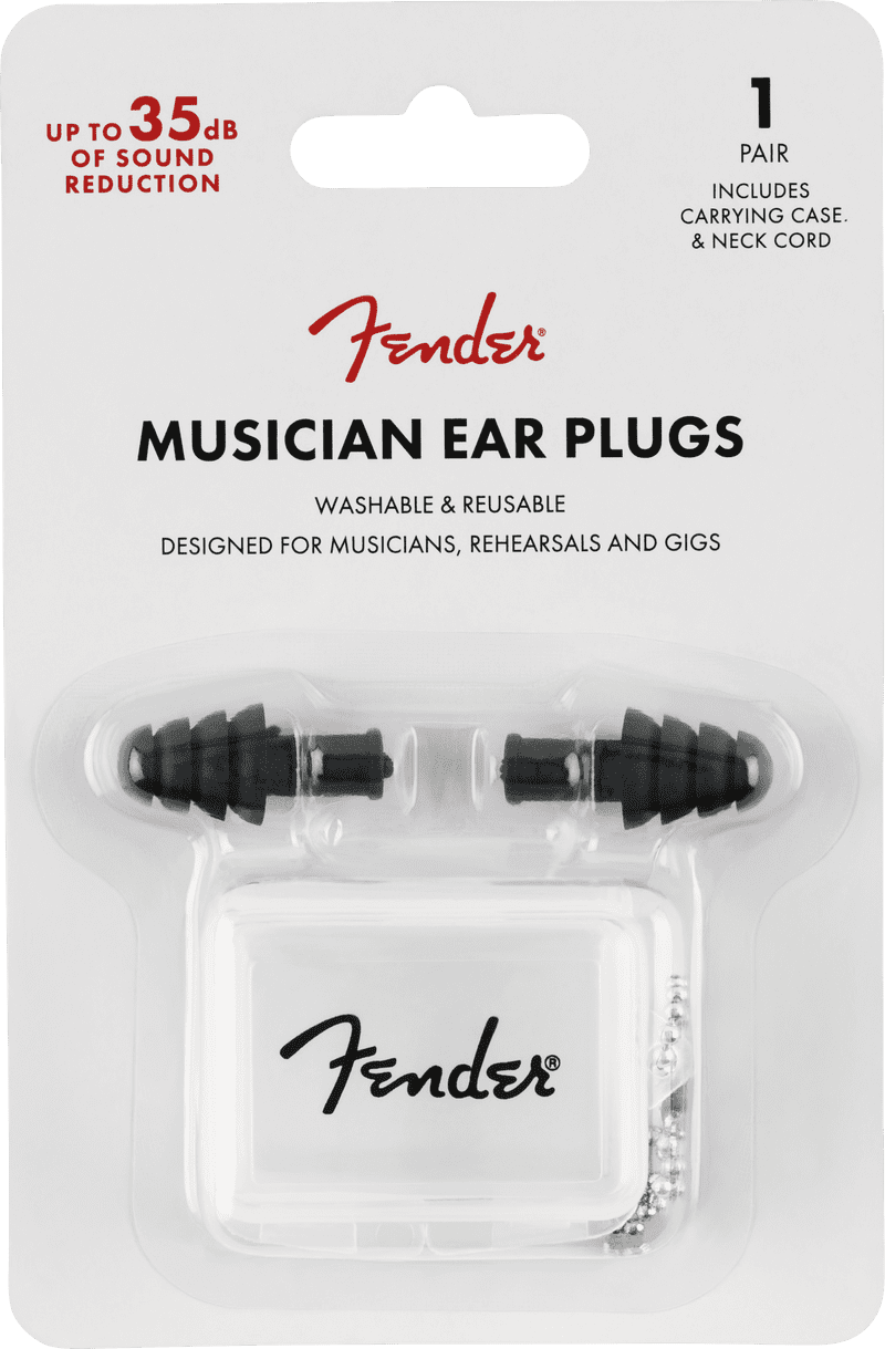 Fender Musician Series Black Ear Plugs