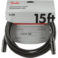 Fender Professional Series Microphone Cable, 15', Black