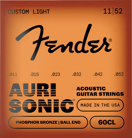 Fender uriSonic™ 60 Phosphor Bronze Acoustic Guitar Strings - 11-52