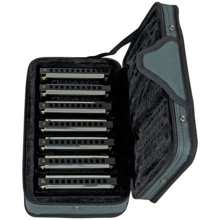 Hohner Bluesband 7 Piece Harmonica Set
