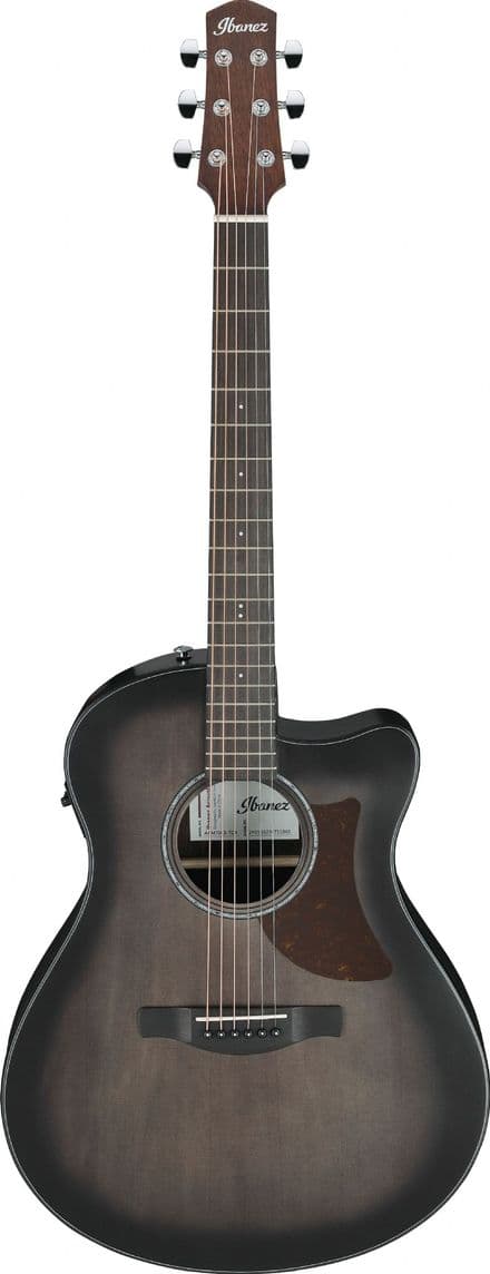 Ibanez AAM70CE Transparent Charcoal Burst Low Gloss
