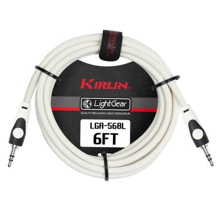 Kirlin LightGear 6ft 3.5mm Stereo Jack Cable