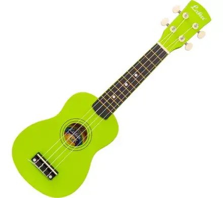 LAKA Rainbow Series Soprano Ukulele - Green
