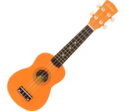 LAKA Rainbow Series Soprano Ukulele - Orange