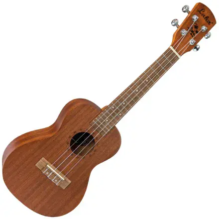 Laka Sapele Series Concert Ukulele & Bag ~ Natural VUC5N