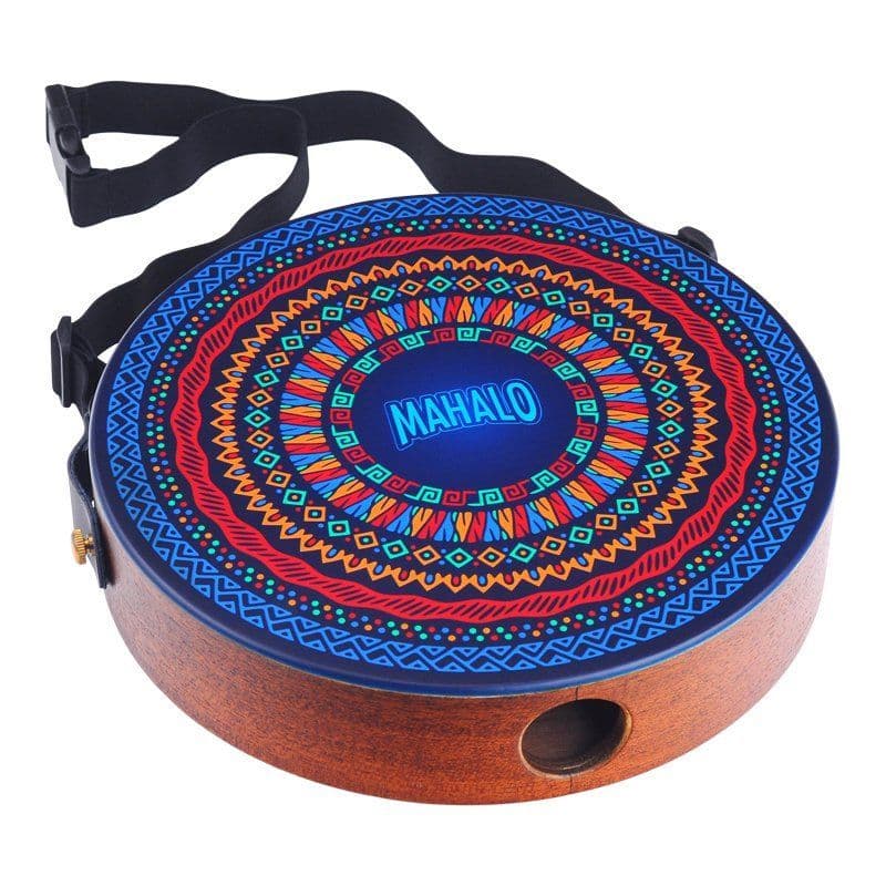 Mahalo Lap Top Cajon Circle Design with Strap & Bag