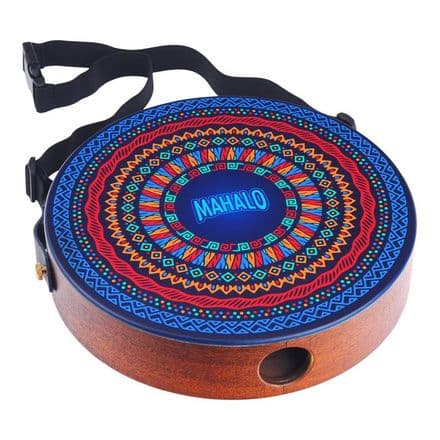 Mahalo Lap Top Cajon Circle Design with Strap & Bag