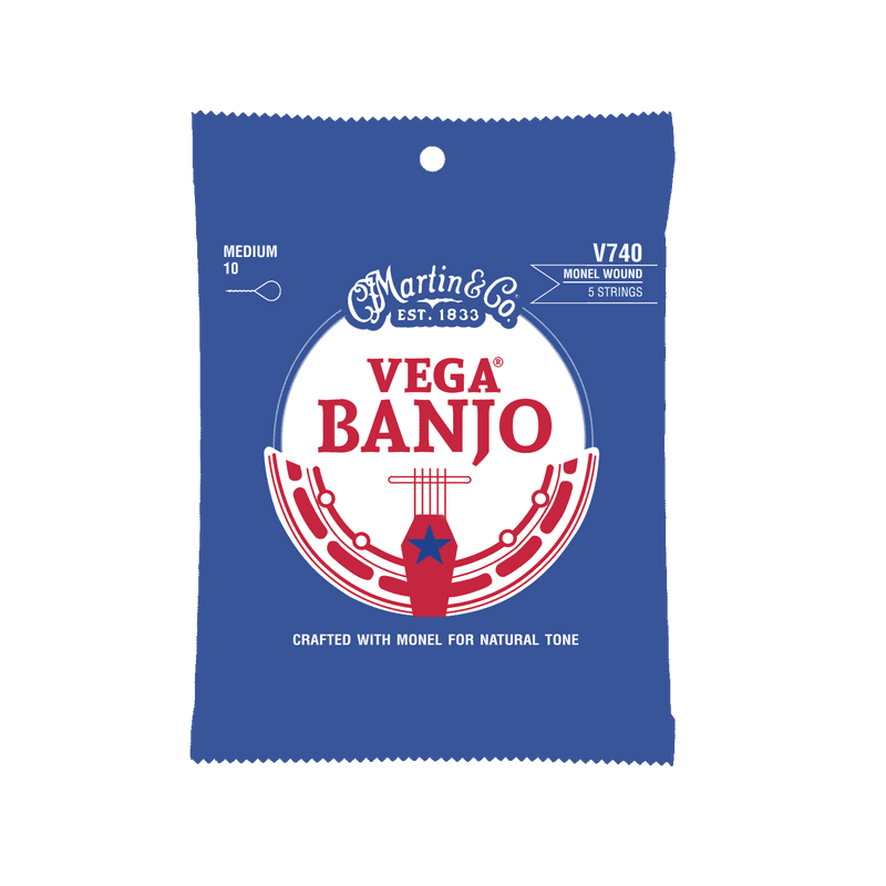 Martin Vega V730 Nickel Wound Banjo Strings 10-23 Medium