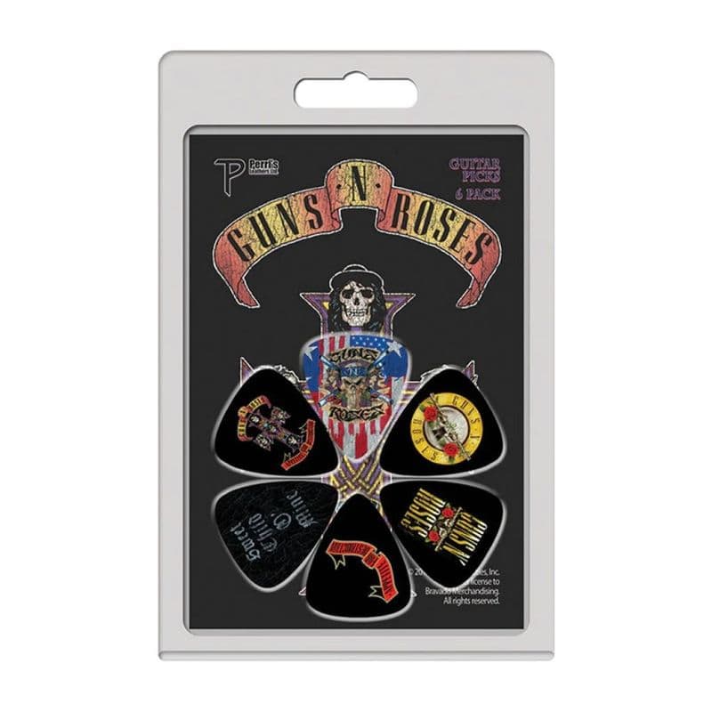 Perri's 6 Pick Pack Guns N' Roses