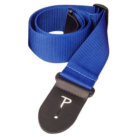 Perri's Polyester Extra Long Guitar Strap Navy Blue