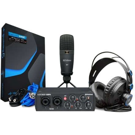 PreSonus AudioBox 96 Studio Bundle – With Interface, Mic & Headphones