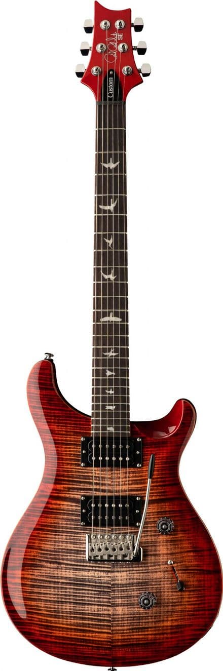 PRS SE Custom 24 Charcoal Cherry Burst