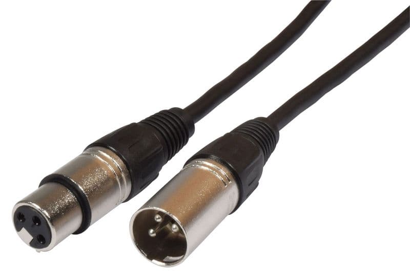 QTX Essential Microphone Lead XLR Female - XLR Male 6M Lead