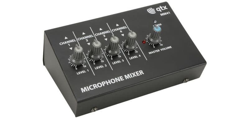 QTX Mini Microphone Mixing Console