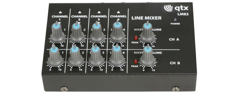 QTX Mini Stereo Line Level Mixer