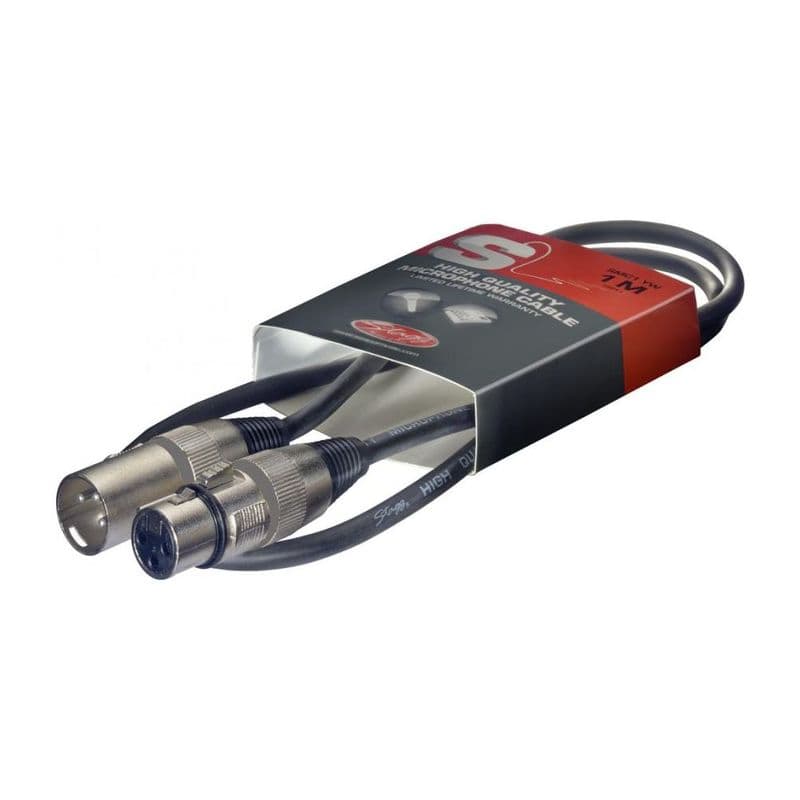 Stagg Microphone Cable - XLRM to XLRF 1M