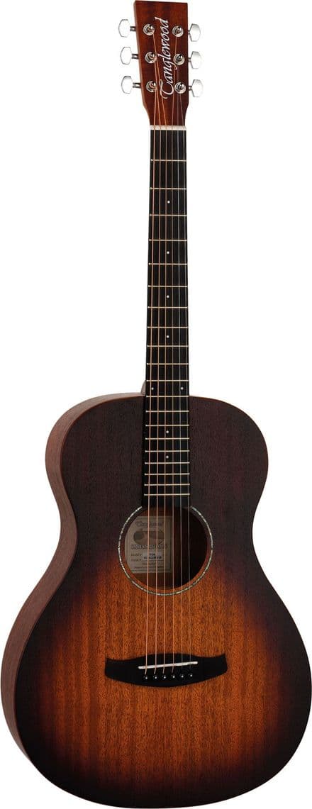 Tanglewood Crossroads TC8 Parlour Whiskey Barrel Burst