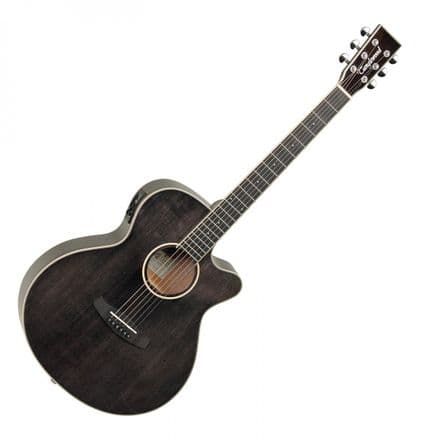 Tanglewood TW4 CE Winterleaf Electro Acoustic, Black Shadow Gloss