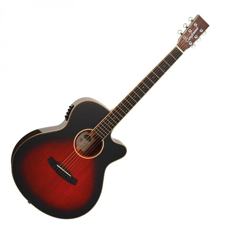 Tanglewood TW4TLCE Winterleaf Thinline Super Folk Electro Acoustic, Autumn Vintage Burst Gloss