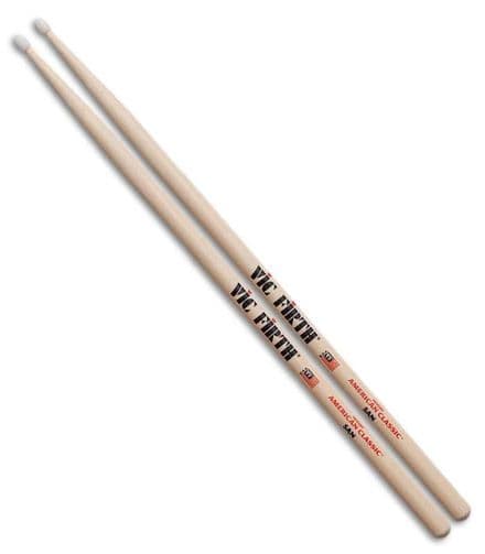 Vic Firth 5A Nylon Tip Hickory Drumsticks