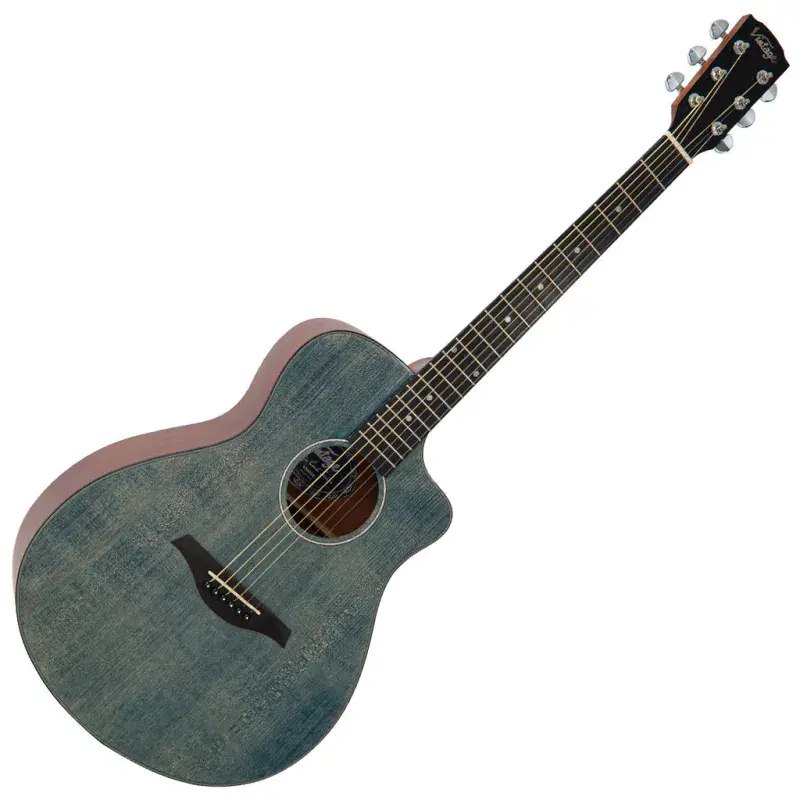 Vintage Pacific Coast Series Acoustic Guitar Denim Blue Vintage Pacific Coast Series Aco