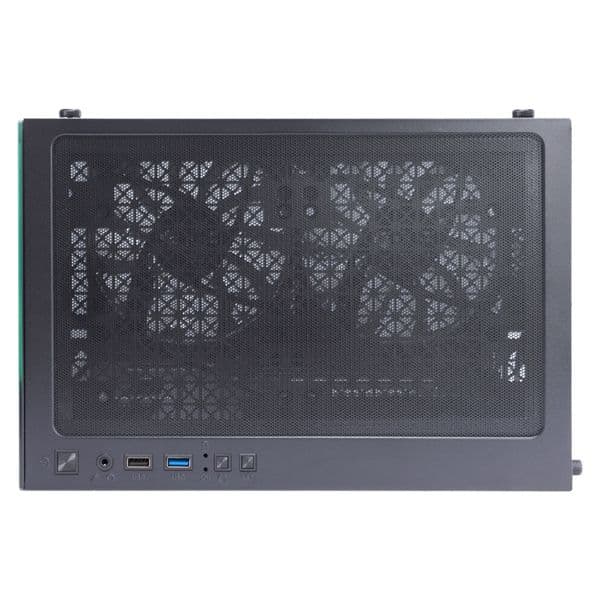 1st Player MIKU Mi2 Micro ATX Black Case with 3 RGB Fans
