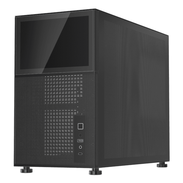 1st Player MIKU Mi6-EV Emotion View Micro ATX Black Case