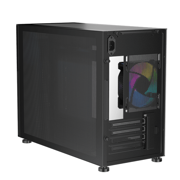1st Player MIKU Mi6-EV Emotion View Micro ATX Black Case