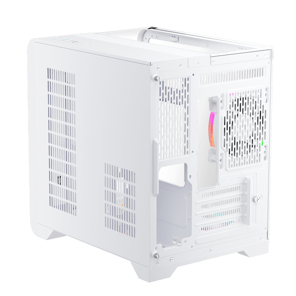 1st Player RT5 Micro ATX White Case with 3 x RGB Fans