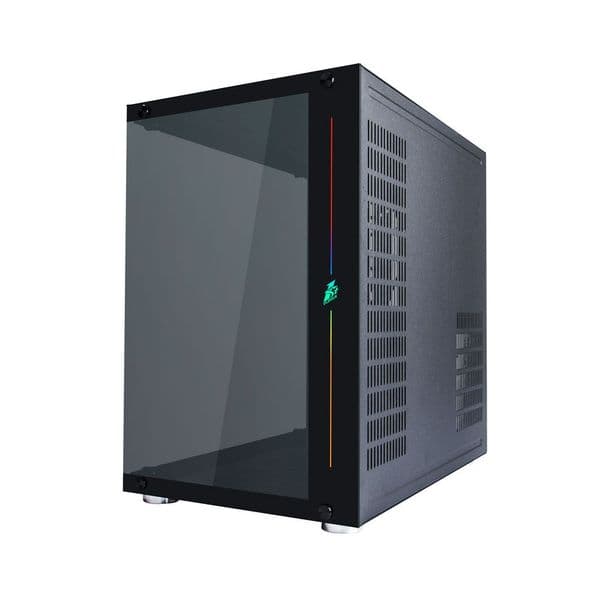 1st Player Steampunk SP8 Mid with 2x4mm Tempered Glass Panels