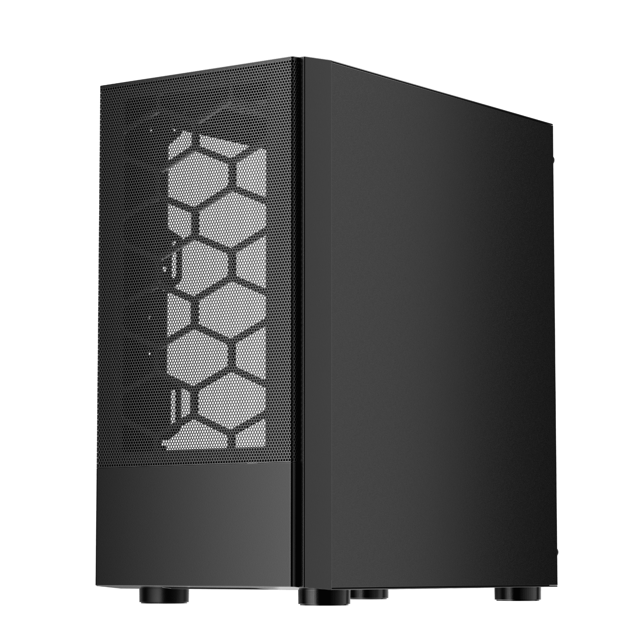 1STPLAYER DX FULL-TOWER GAMING CASE W/TG/4*FANS/E-ATX (BLACK) – Computer Store