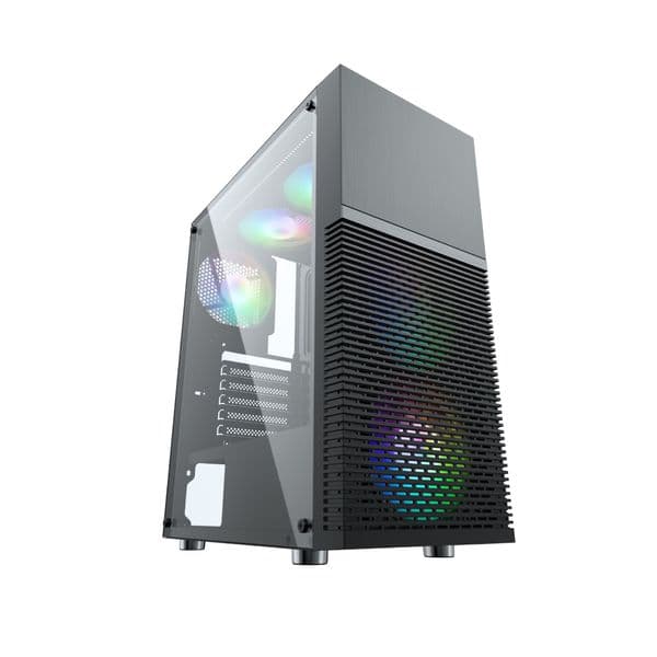AvP X7 Mesh RGB Mid Tower Case with 3 RGB Fans