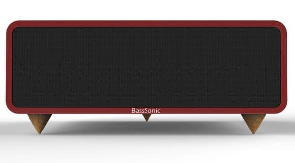 Bass Sonic Red Speakers Bluetooth v3.0
