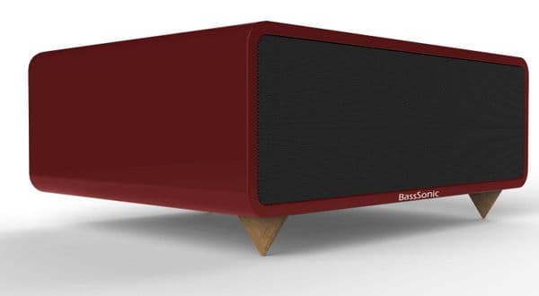 Bass Sonic Red Speakers Bluetooth v3.0