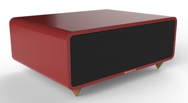 Bass Sonic Red Speakers Bluetooth v3.0