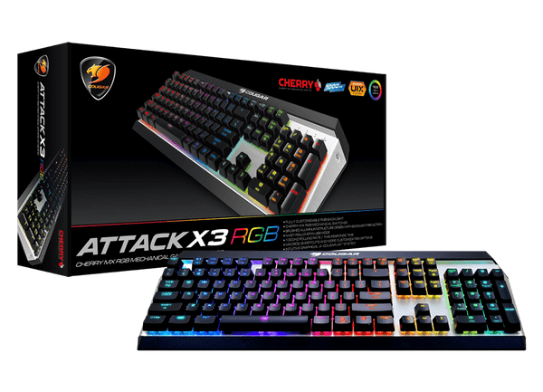 Cougar Attack X3 RGB Cherry MX Gaming Keyboard
