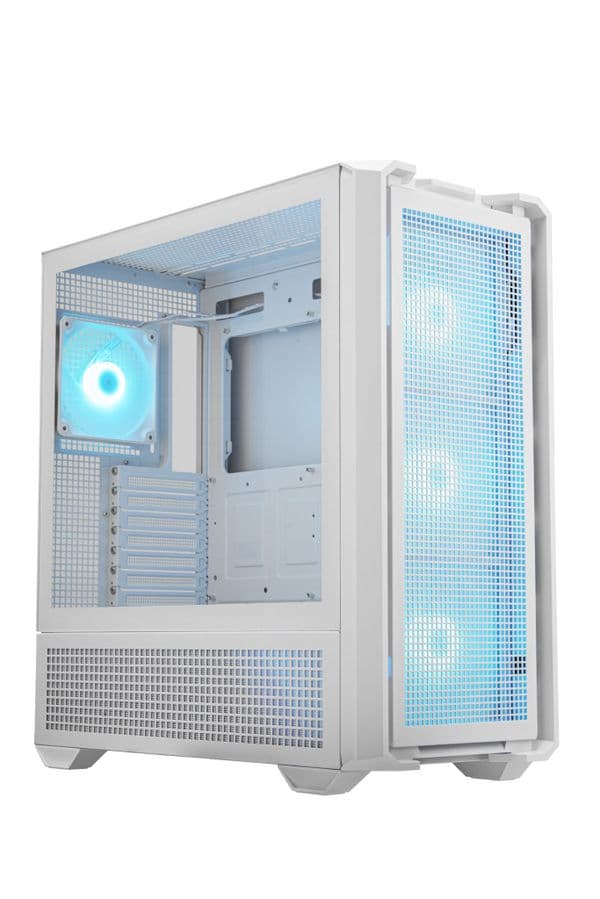Cougar MX600 RGB Full Tower White Case with 4 x ARGB Fans