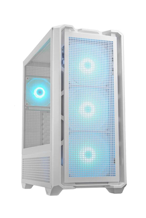 Cougar MX600 RGB Full Tower White Case with 4 x ARGB Fans