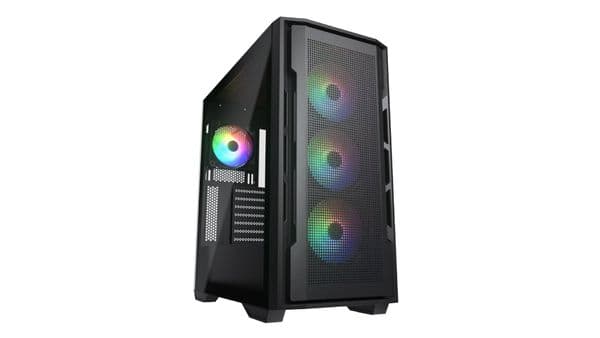 Cougar Uniface RGB Mid Tower Black Case with 4 x ARGB Fans