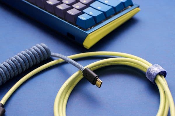 Ducky Premicord Daybreak Premium Coiled Keyboard Cable