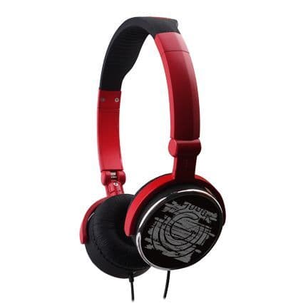 G-Cube G-POP II iHP-120R Headphone Red Foldable