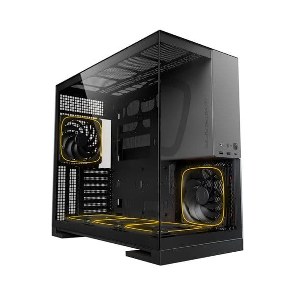 Geometric Future Model 5 Black/Grey + 5xARGB Fans Mid Tower Case