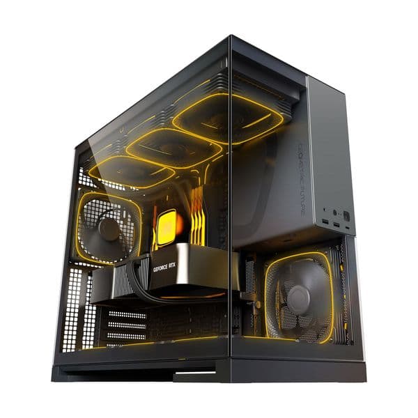 Geometric Future Model 5 Black/Grey Mid Tower Case